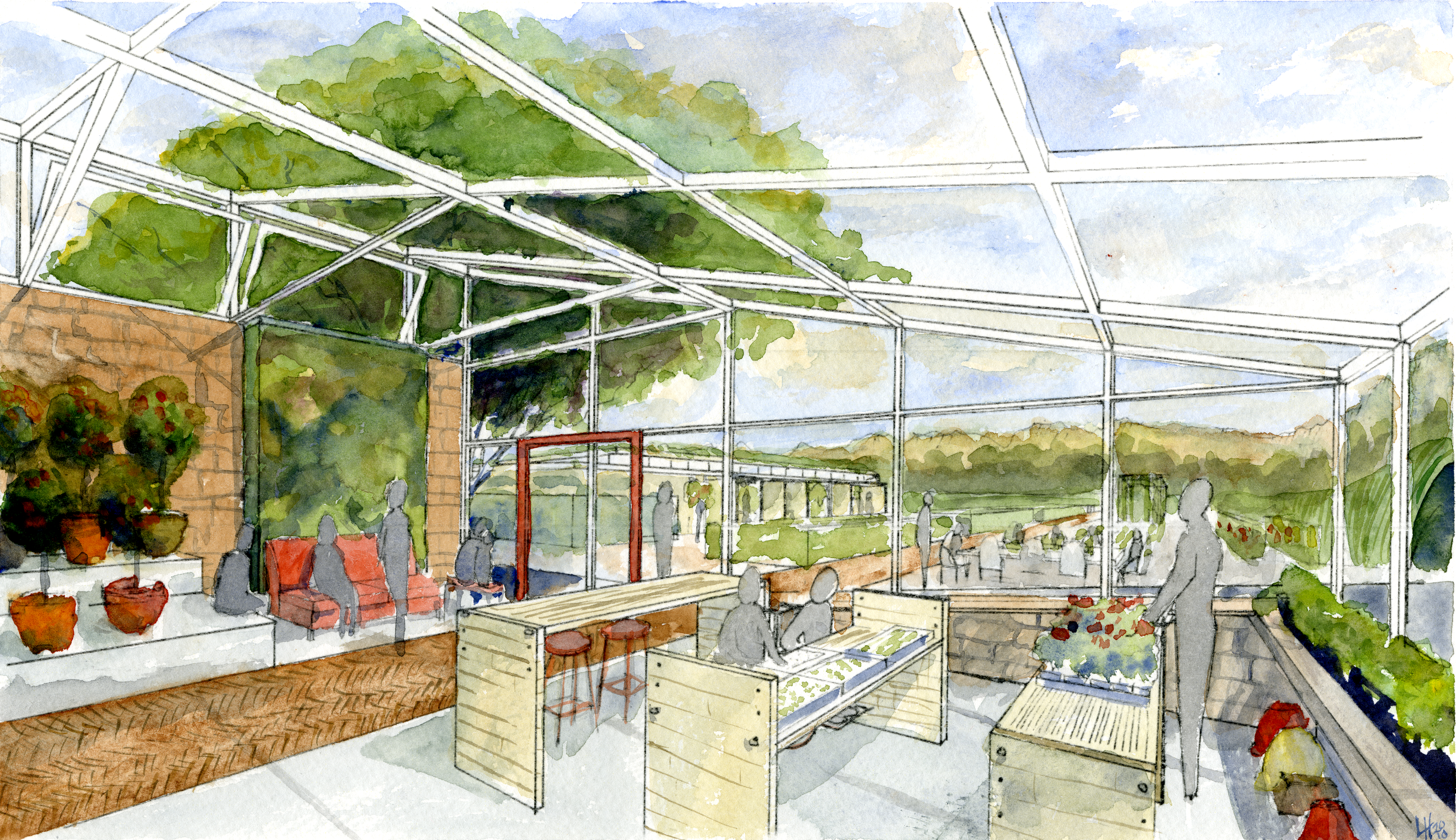 5545x3200 Greenhouse Design Bleu Herron - Greenhouse Sketch