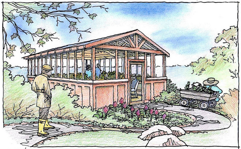 garden planner greenhouse sketch