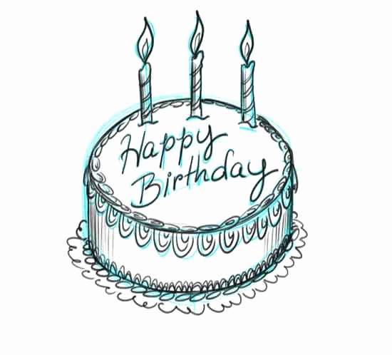 550x498 Pencil Sketch Birthday Cards Unique Birthday Greeting Card - Greeting Card Sketches