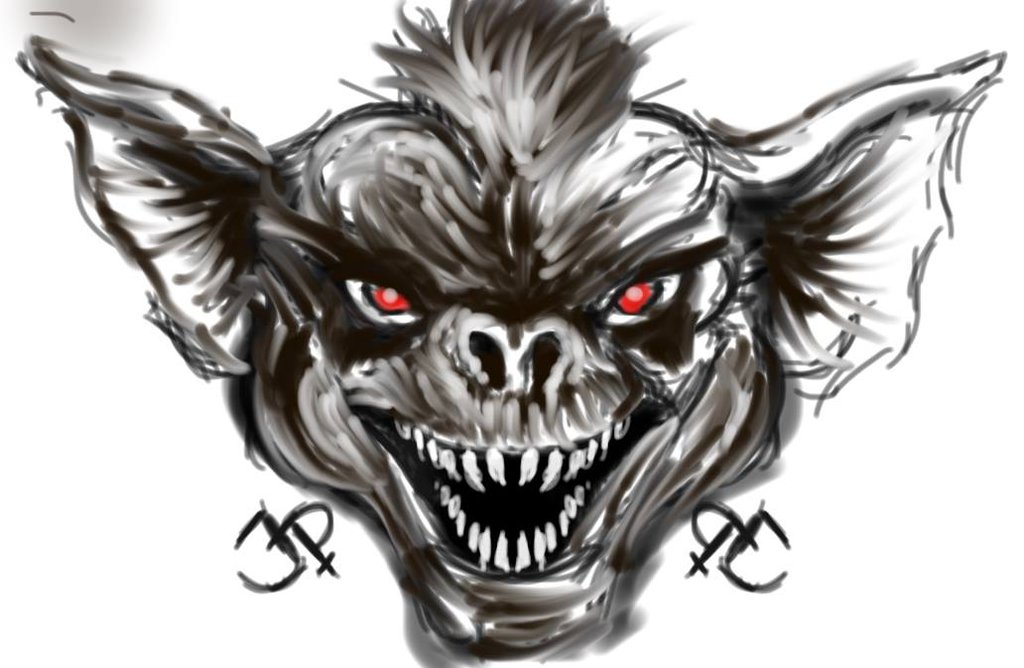 1024x668 Gremlins Sketch By Neckshot - Gremlins Sketch