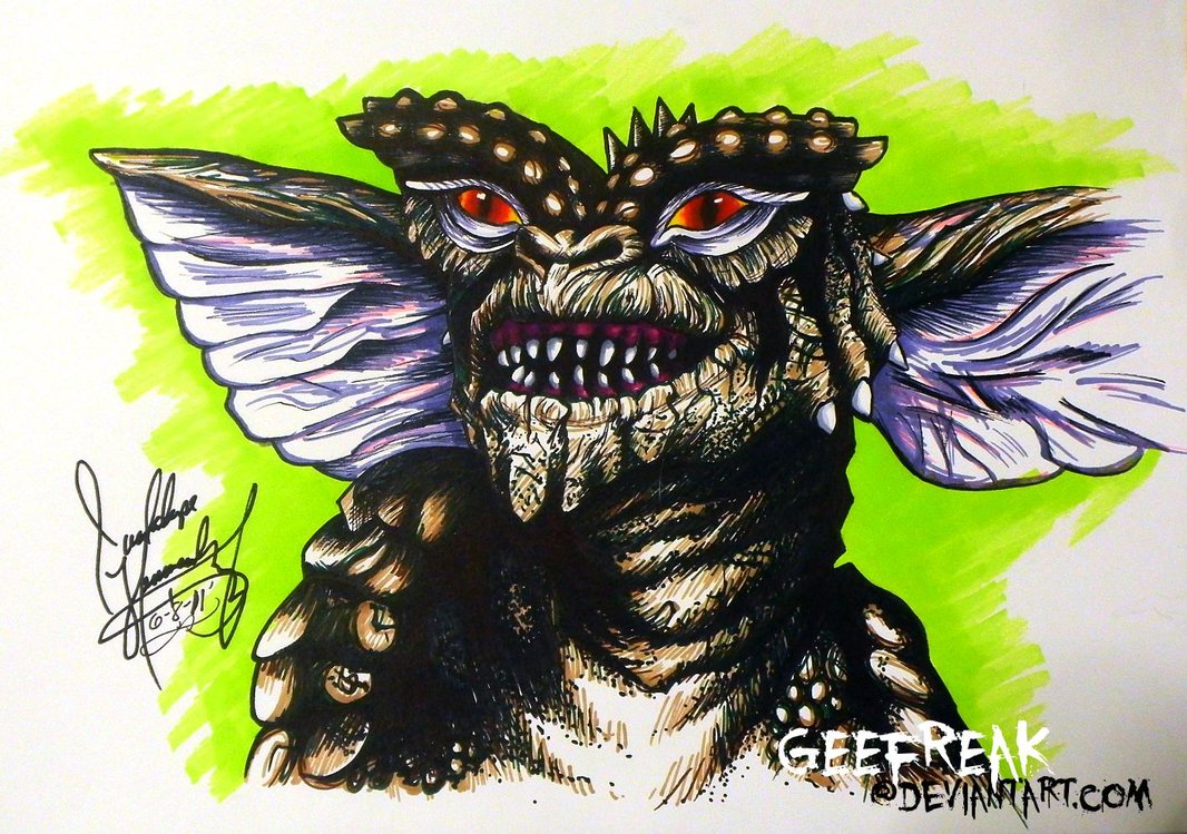 1066x749 Gremlins Sketch By Geefreak - Gremlins Sketch