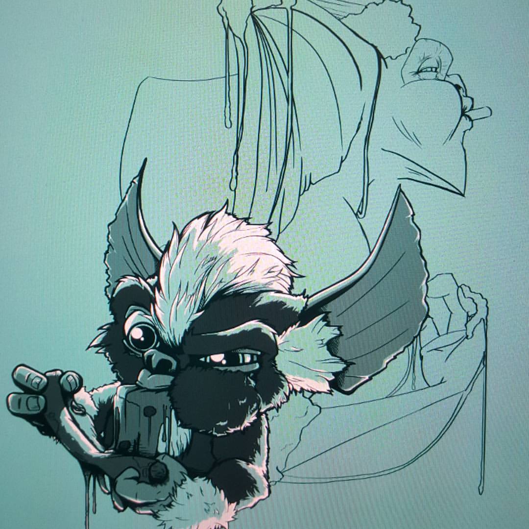 1080x1080 More Art I Need To Finish, Day 2 This - Gremlins Sketch