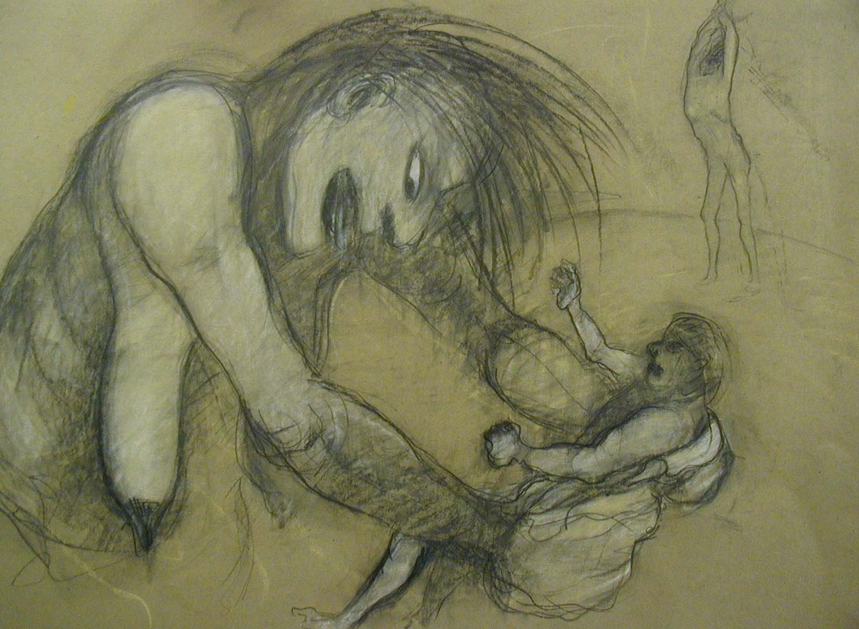 1240x908 Ancestral Crime - Grendel Sketch