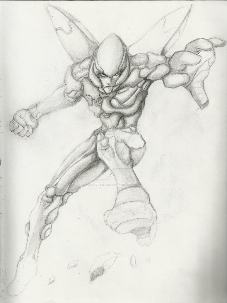 775x1031 Grendel Sketch By Krigsy - Grendel Sketch