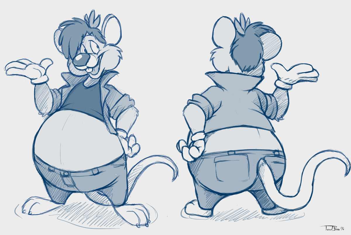 1200x805 Sketch Commish Toon Grendel By Teaselbone - Grendel Sketch