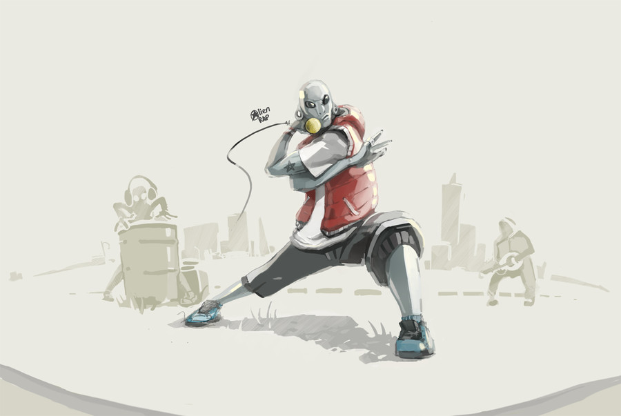 900x603 Entry - Grey Alien Sketch