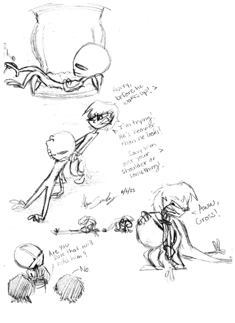 762x1048 Grey Alien Sketch 2 By Awesomeaartvark - Grey Alien Sketch