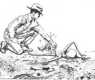 320x268 The Roswell Aliens - Grey Alien Sketch