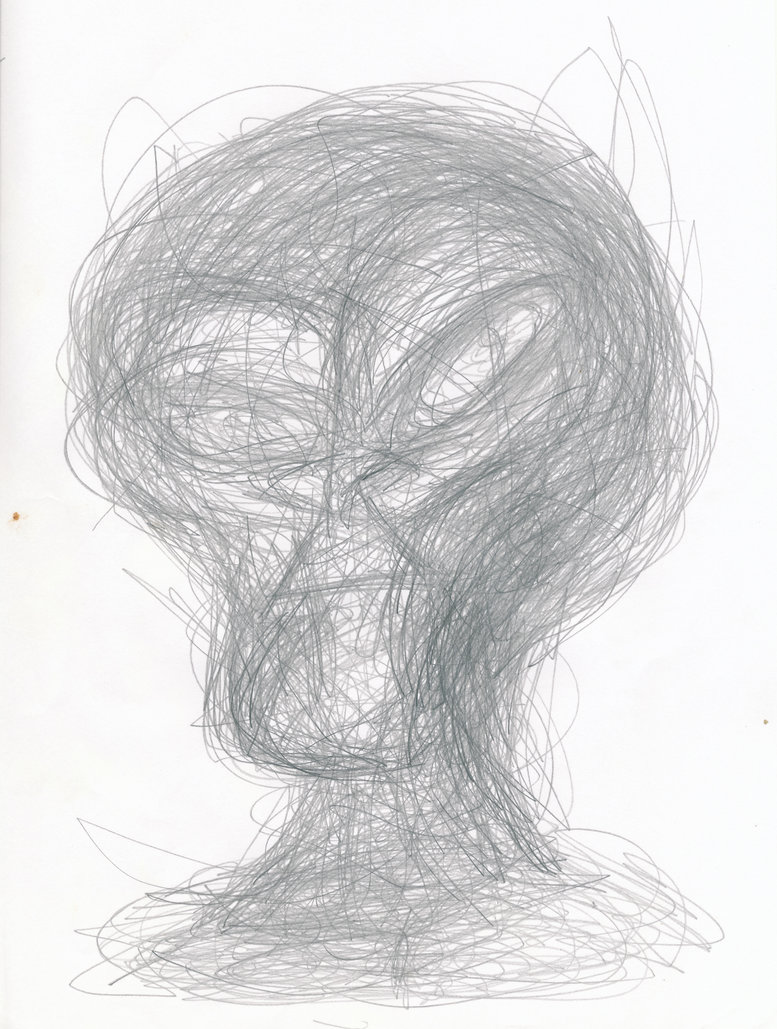 777x1029 Grey Alien By Tordi - Grey Alien Sketch