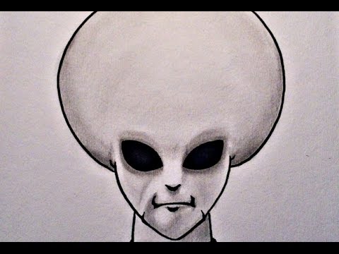480x360 Drawing Grey Alien - Grey Alien Sketch