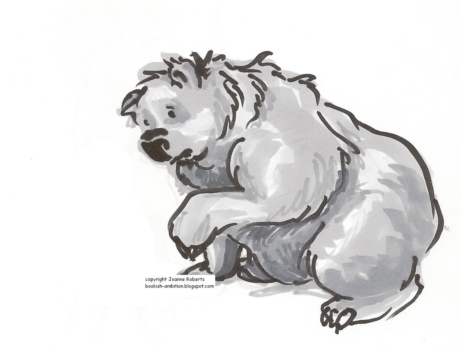 1600x1242 Bookish Ambition Marker Sketching - Grey Sketches