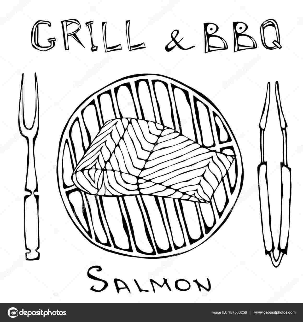 1264x1343 Rhclipartxtrascom Hot Barbecue Food Sketch Stock Vector - Grill Sketch