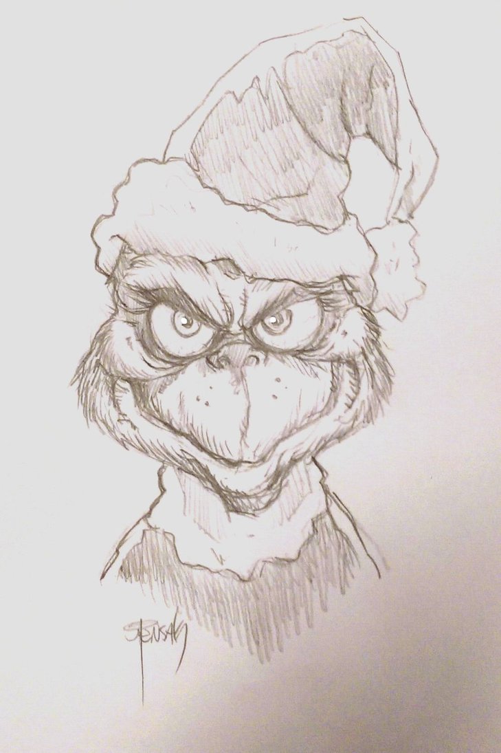 Grinch Sketch at Explore collection of Grinch Sketch