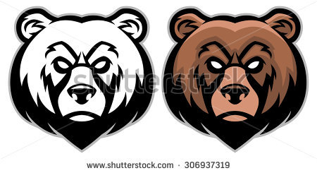 450x245 Grizzly Bear Clipart Sketch - Grizzly Bear Head Sketch