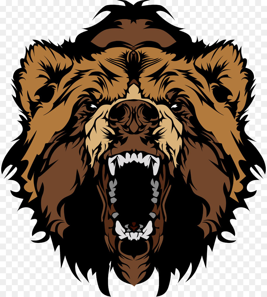 900x1000 Grizzly Bear Clip Art - Grizzly Bear Head Sketch