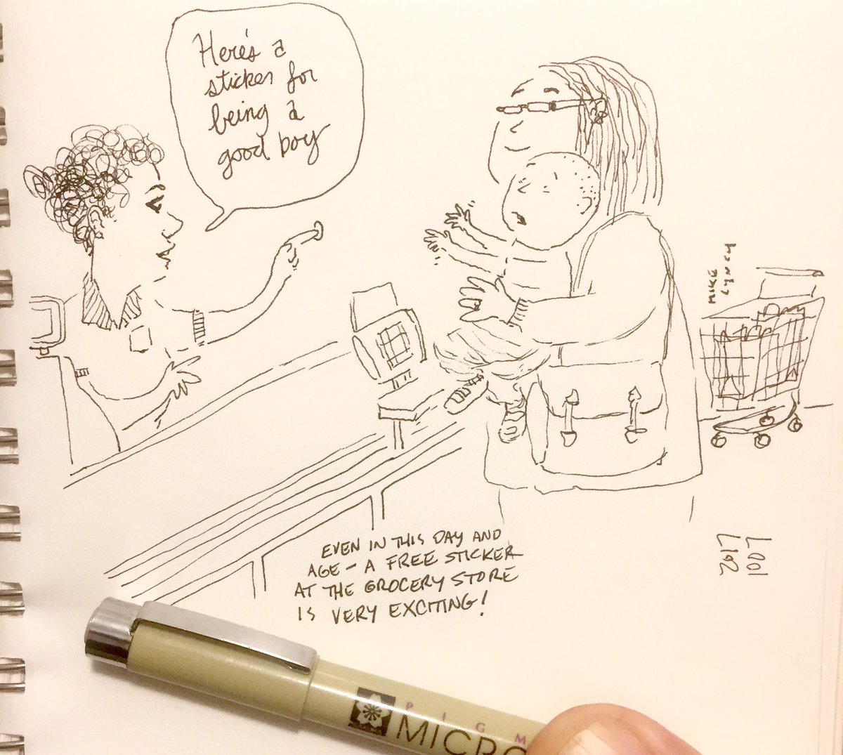 1200x1075 Mike Lynch On Twitter I See This In The - Grocery Sketch
