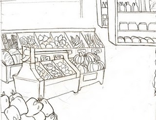 320x246 Sf Kid Stuff Grocery Store Schooling - Grocery Sketch