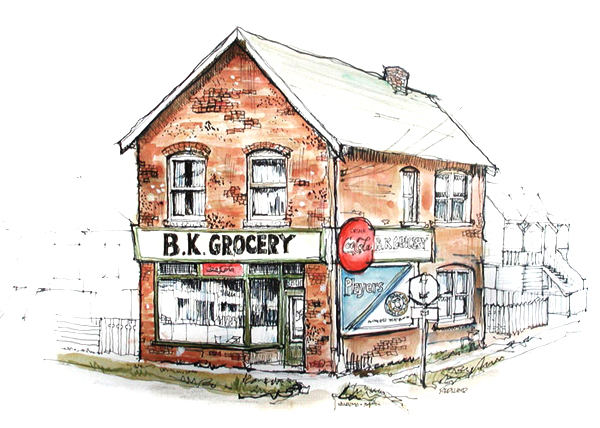 600x428 Sketch Scratchings Of An Old Dog - Grocery Sketch