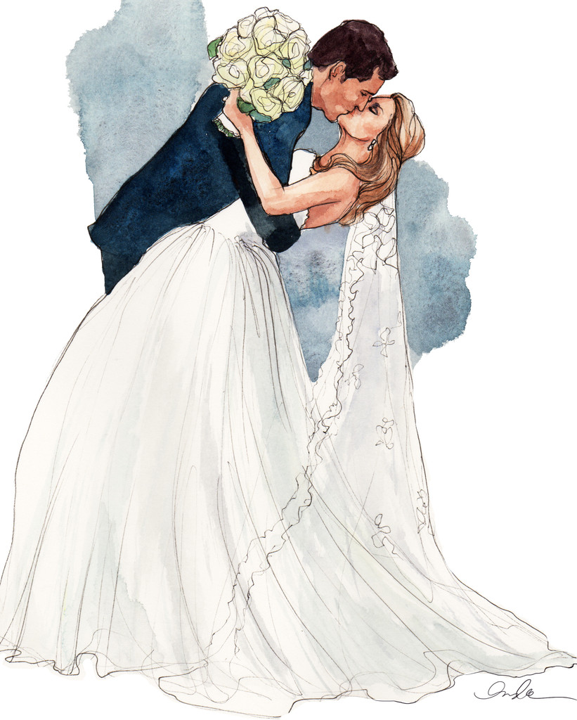 821x1024 Bride Amp Groom Inslee Haynes, The Sketchbook - Groom And Bride Sketch