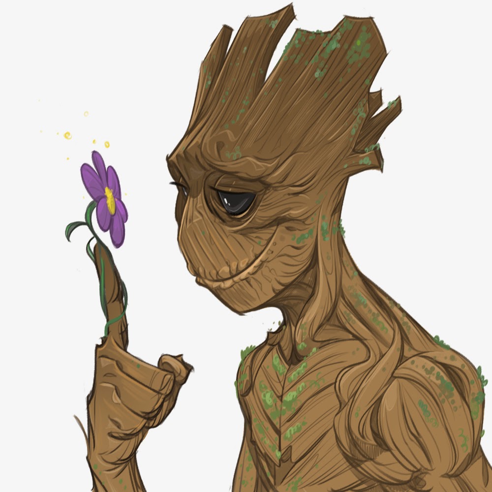 1000x1000 P.cohen Sketch Blog Groot Sketch! - Groot Sketch