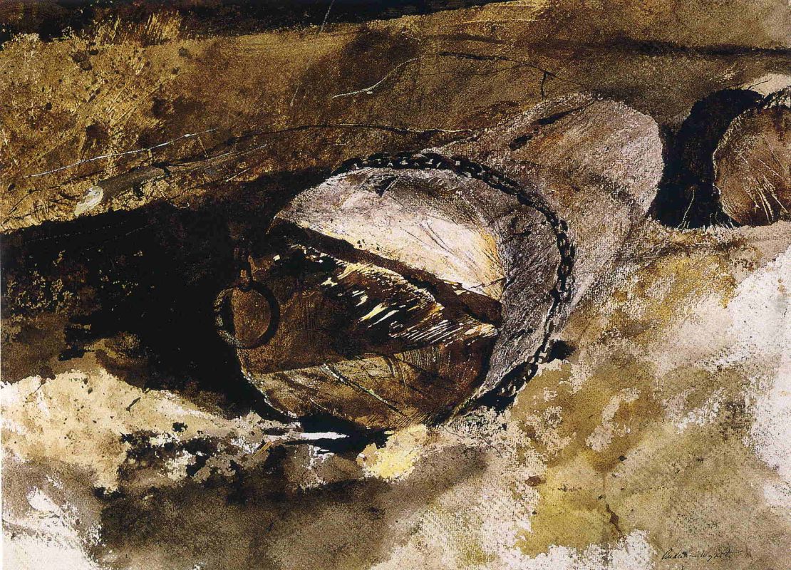 1110x800 Long Chain. Sketch For Groundhog Day By Andrew Wyeth History - Groundhog Sketch