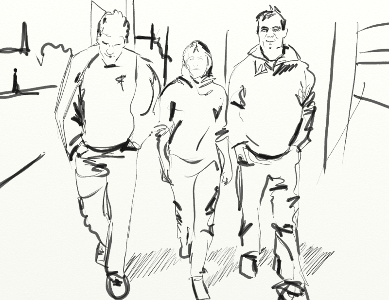 800x617 People Thousand Sketches - Group Of People Sketch