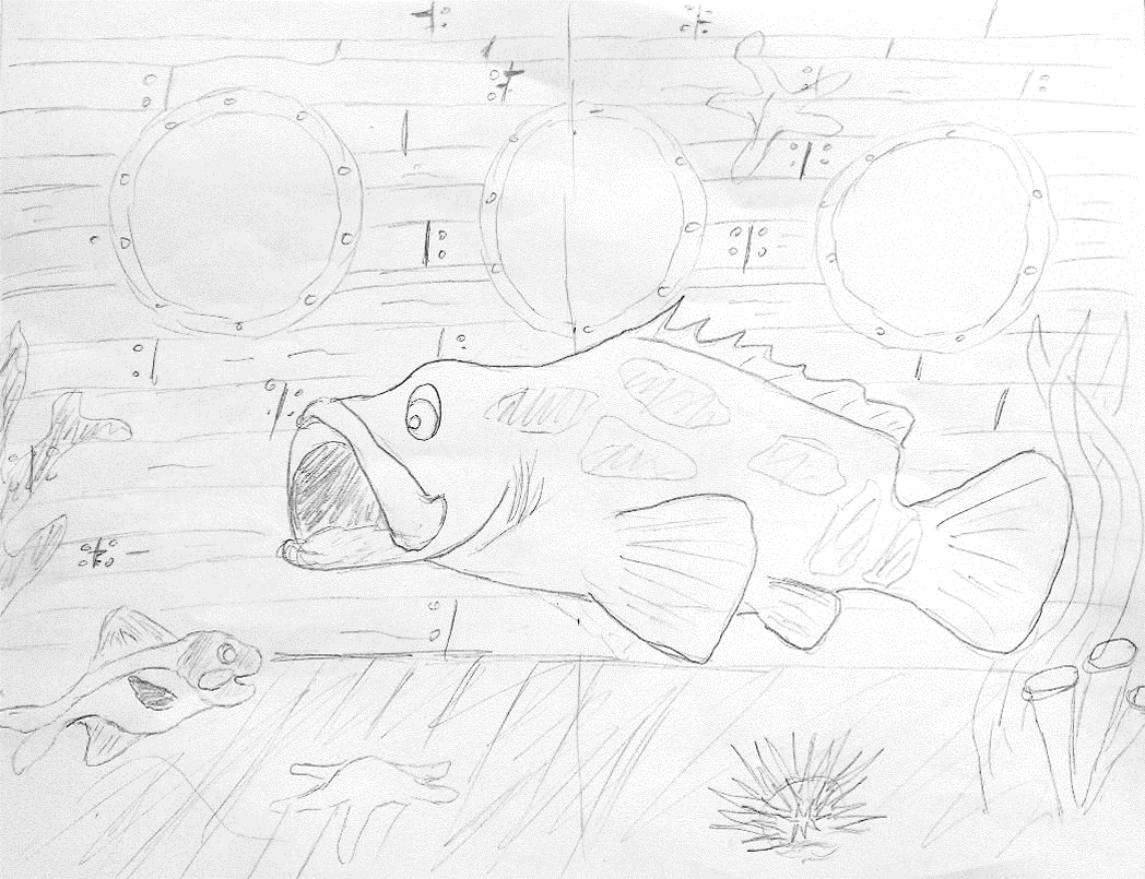 1048x805 Grouper Sketch Living Porpoisefully - Grouper Sketch