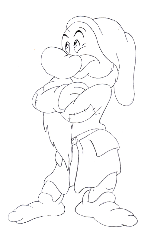 500x779 Grumpy Sketch By Lockjavv - Grumpy Sketch