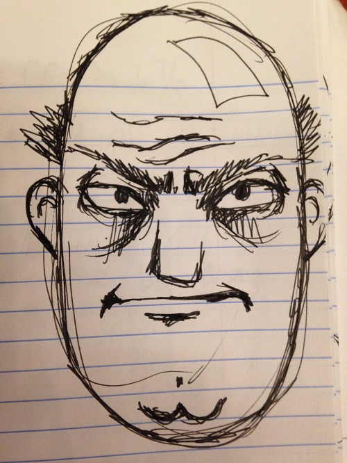 500x666 Sticker Grumpy I Want This To Be A Sticker! Sketch During - Grumpy Sketch