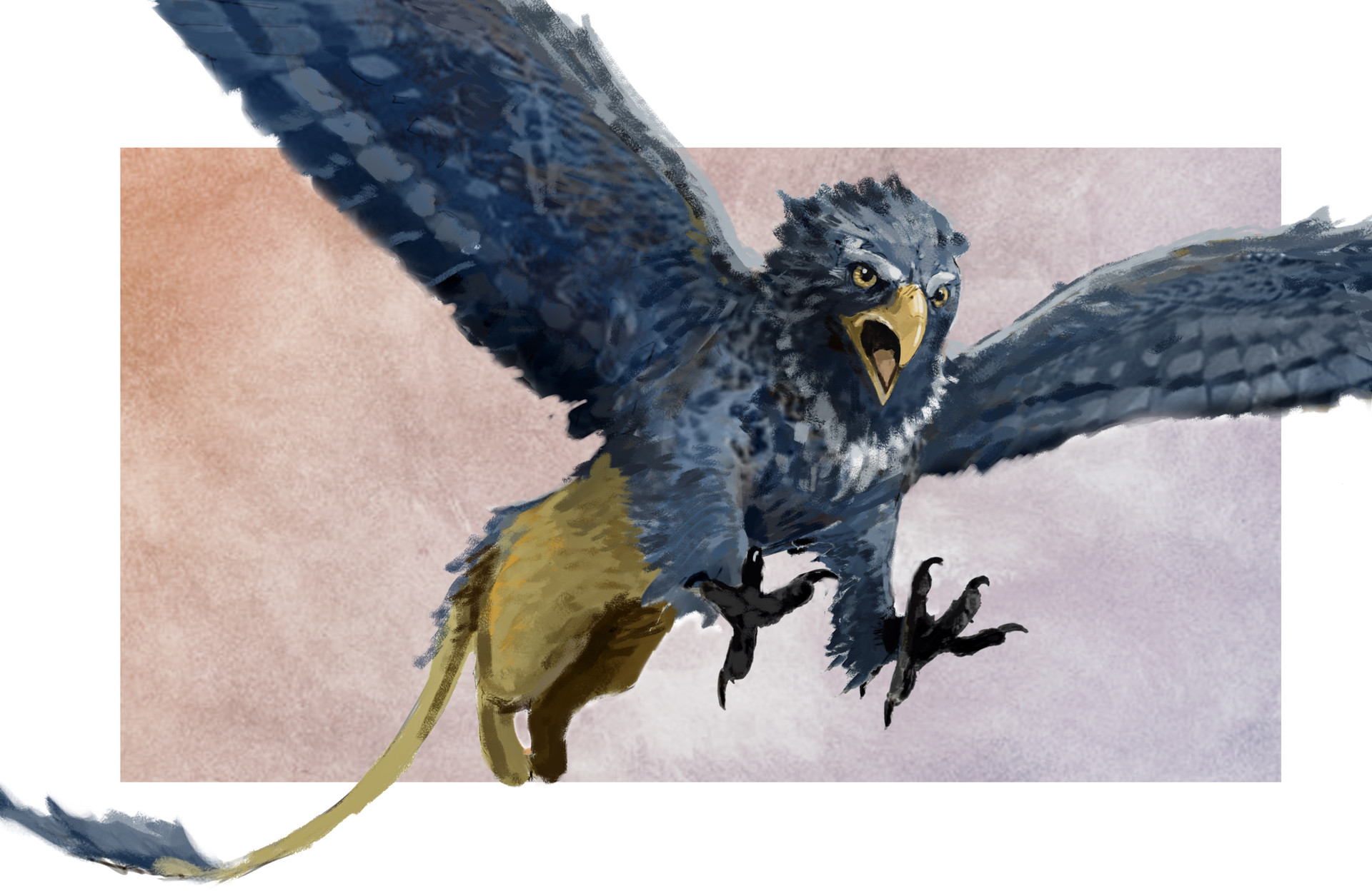 1920x1255 John Paul Cavara - Gryphon Sketch