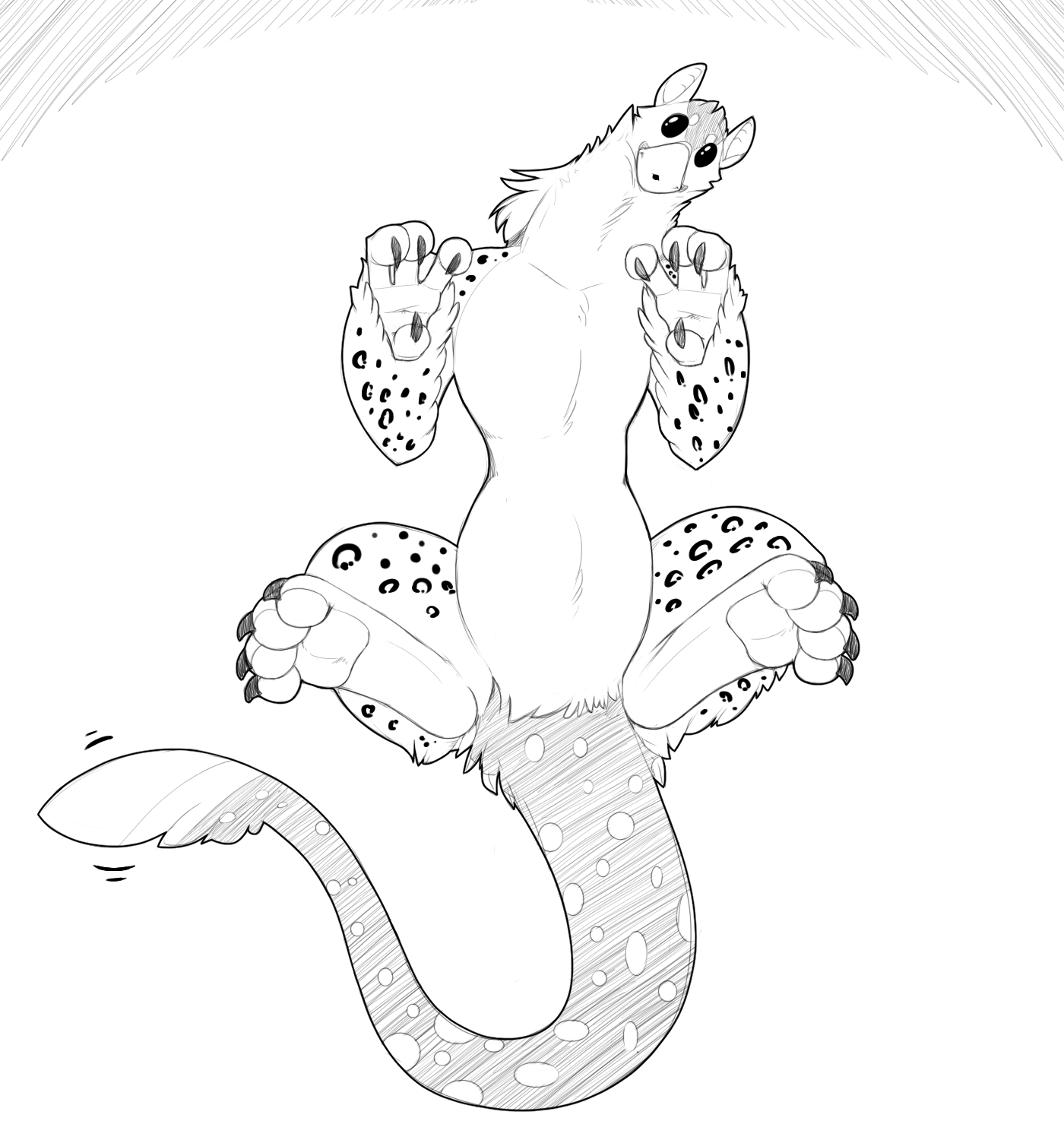 1400x1500 Sketch Comm Pm] Firionthedragon - Gryphon Sketch