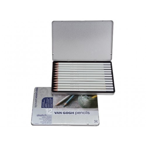 500x500 Van Gohgh Sketch Pencils Set Gsp M12g - Gsp Sketch