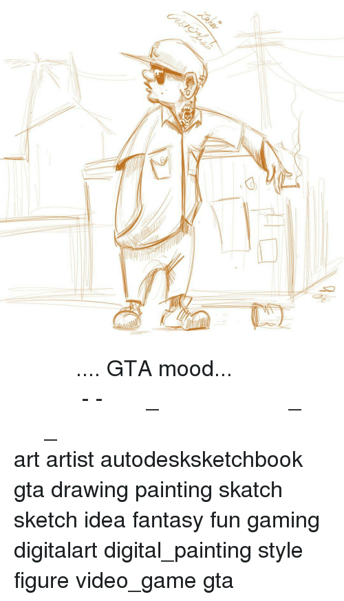 500x874 O Gta Mood - Gta Sketch