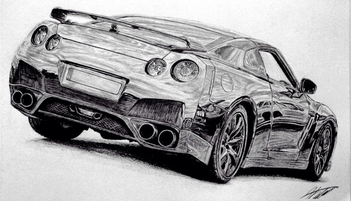 1200x686 Nissan Gtr R35 - Gtr Sketch