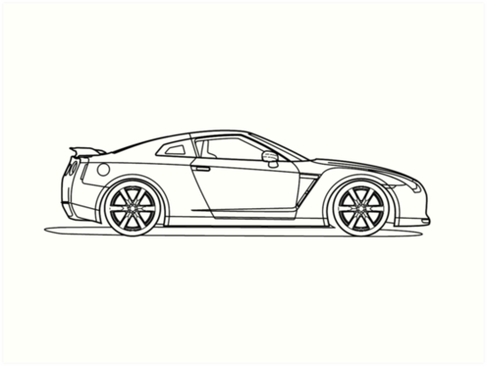 549x413 Nissan R35 Gtr - Gtr Sketch