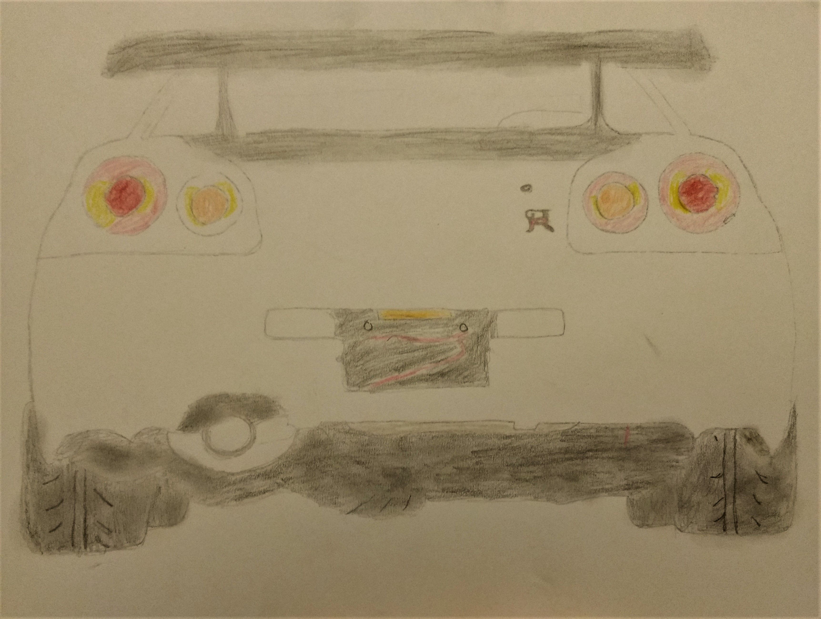 3447x2600 Nissan Skyline Gtr Sketch Steemit - Gtr Sketch