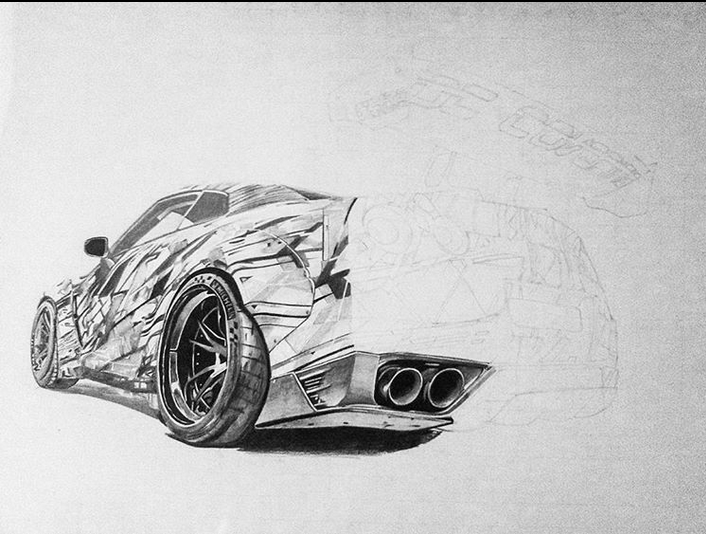 706x534 Gtr With A Surprise! Steemit - Gtr Sketch