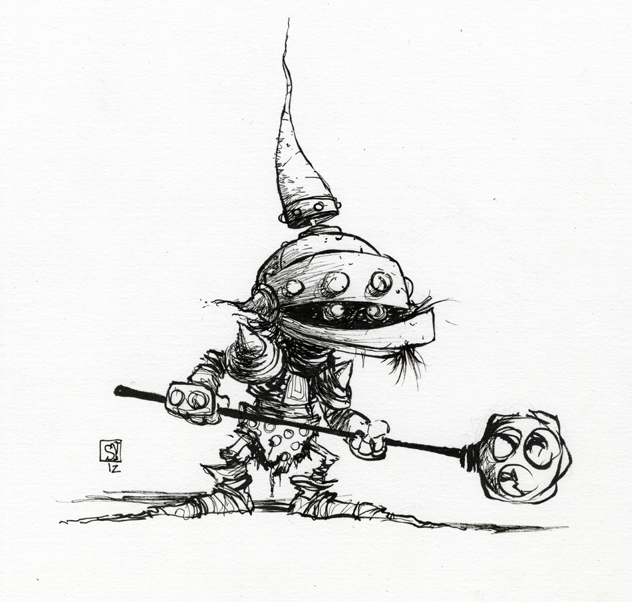 632x602 Goblin Guard Daily Sketch - Guard Sketch