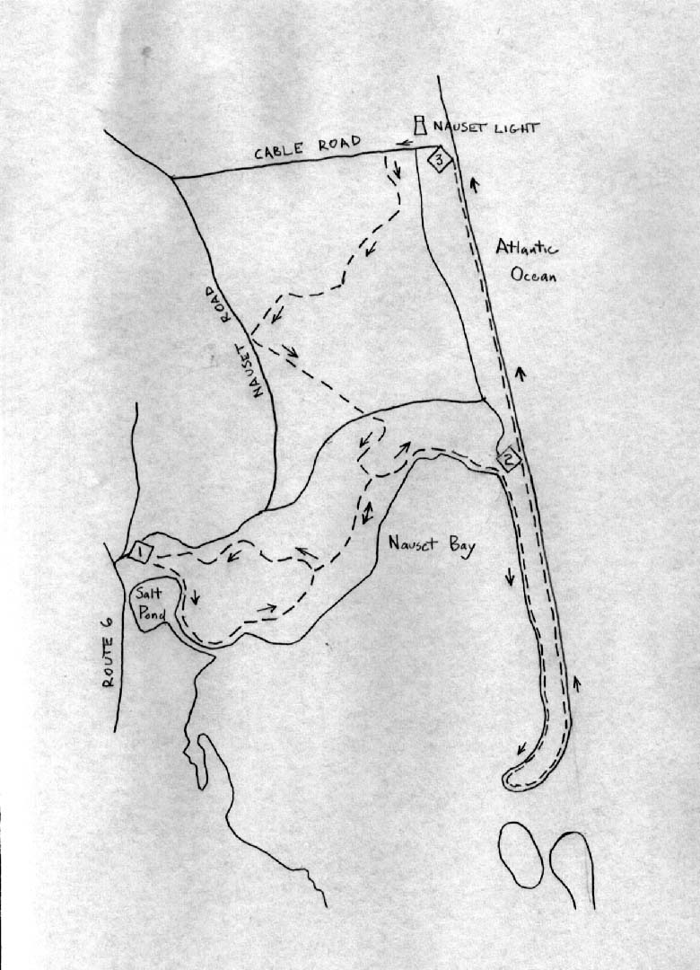 780x1080 Coast Guard Beach Sketch Map - Guard Sketch