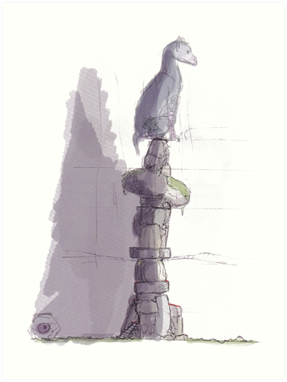 413x549 The Last Guardian - Guardian Sketch