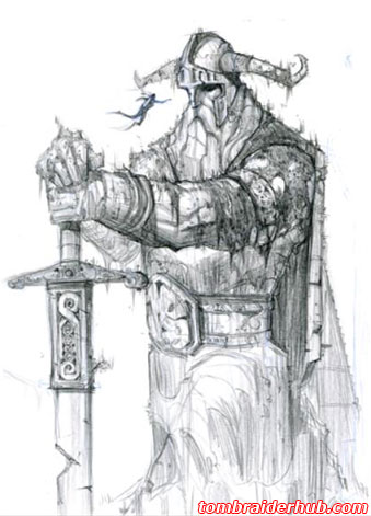 339x471 Tomb Raider Hub Tomb Raider Underworld - Guardian Sketch