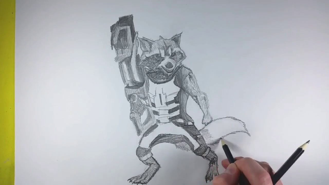 Guardians Of The Galaxy Sketch at PaintingValley.com | Explore