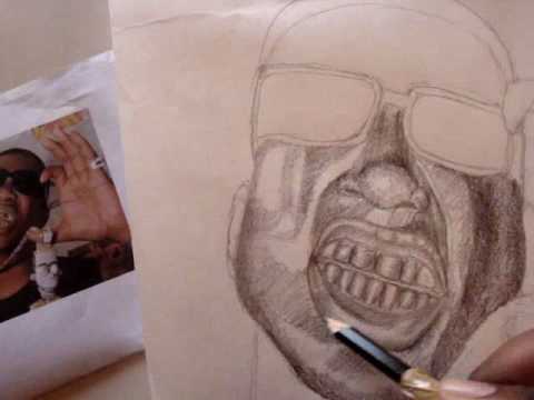 480x360 How To Draw Gucci Mane - Gucci Mane Sketch