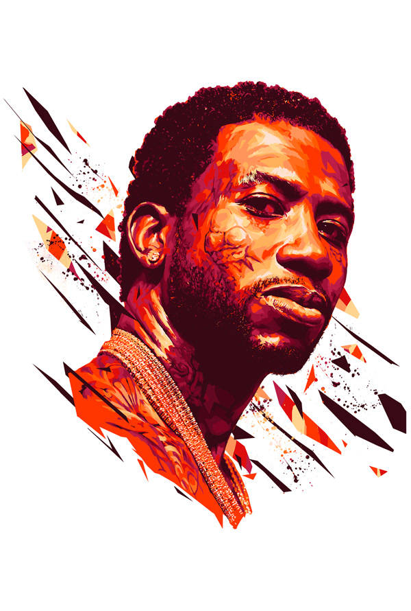 600x890 M C - Gucci Mane Sketch