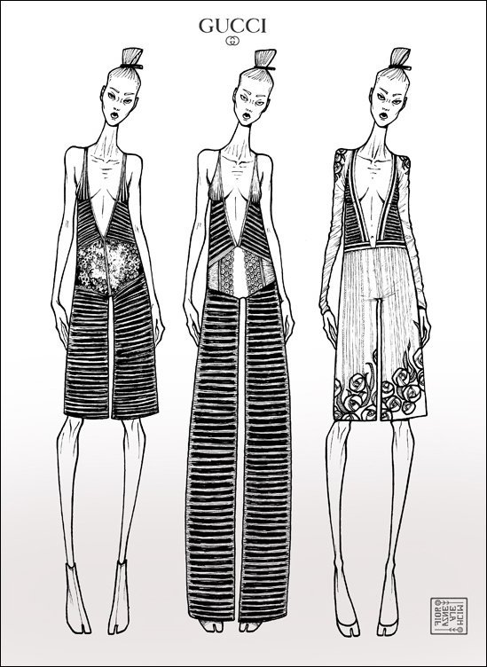 Gucci Sketches at PaintingValley.com | Explore collection of Gucci Sketches