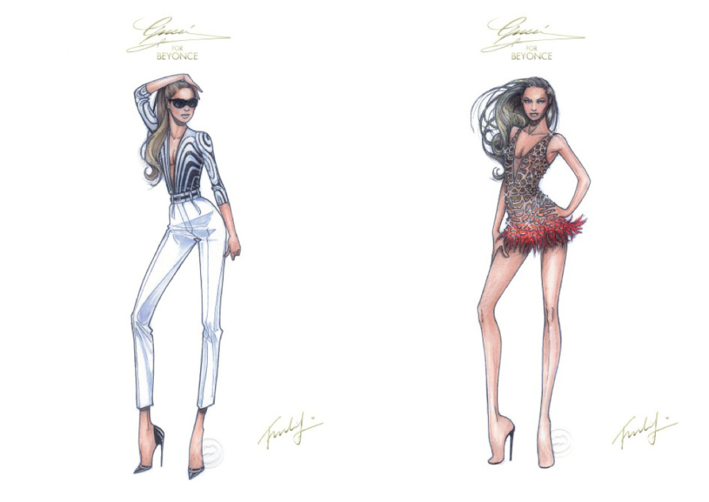 1024x725 Beyonce In Gucci On Stagepetpanda Blog Petpanda Blog - Gucci Sketches