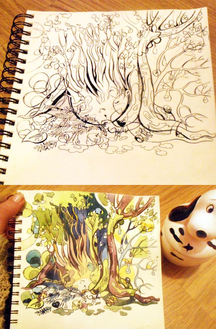 735x1117 My Illustration, I Guess It Will Be Featured In Street Art. Now - Guess My Sketch