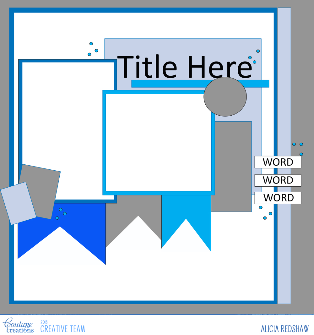 1000x1066 Seaside Amp Me Scrapbook Layout With Bonus Sketch By Alicia Redshaw - Guess My Sketch