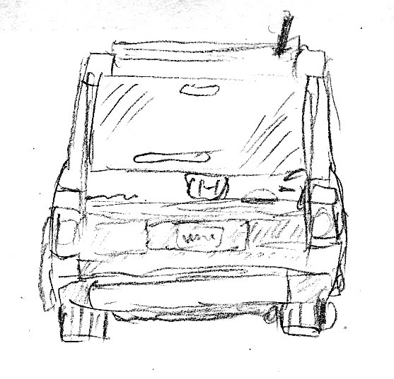 557x537 The Impulsive Sketch Journal Drive By Sketching And Starbucks - Guess My Sketch