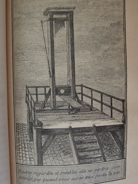 525x700 La Guillotine Et Les Des Criminels Pendant La - Guillotine Sketch